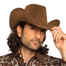 Cowboy hoed Wyoming lederlook , diverse kleuren