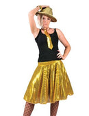 Pailletten Rok goud, 1 maat