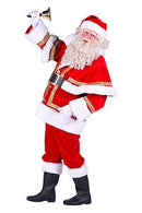 Kerstman kostuum imitatie Fluweel de Luxe, diverse maten