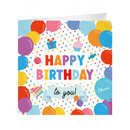 Kaart XL Happy Birthday (23x23cm)