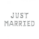 Folie letters Just Married (40cm)
