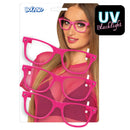 Partybrillen roze 3 stuks
