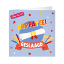 Kaart XL Geslaagd (23x23cm)