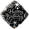 Folie helium ballon Happy Birthday Sparkles