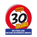 Verkeersbord wenskaart 30 jaar