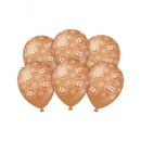 Ballonnen bedr. 12,5 jaar Getrouwd 6 stuks