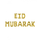 Folie letters Eid Mubarak (40cm)