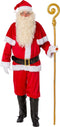Kerstman kostuum met cape verkrijgbaar in diverse maten