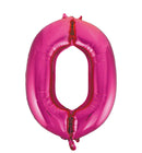 Folie Cijfer 16" / 40cm Roze 0-9