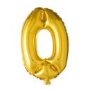 Folie Cijfer 16" / 40cm Goud 0-9