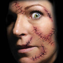 Tijdelijke Tattoo Stapled and Stitched