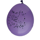 Ballonnen bedrukt 12 1/2 10 stuks in assorti kleuren