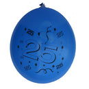 Ballonnen bedrukt 25. 10 stuks in assorti kleuren