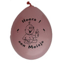 Ballonnen Hoera een meisje 10 st
