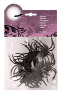 Spinnen zwart 12 stuks