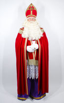 Sinterklaaskostuum fluweel met halve pelerine