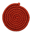 Wolcrepe oranje rood 50cm grimas