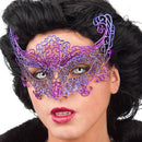 Oogmasker glitter paars