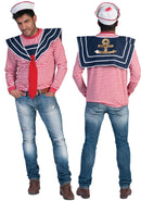 Matrozen kraag blauw