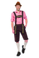 Lederhosen Oktoberfest Johann lang donkerbruin