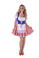 Dirndl Hollands Bea Rood-Wit-Blauw Luxe