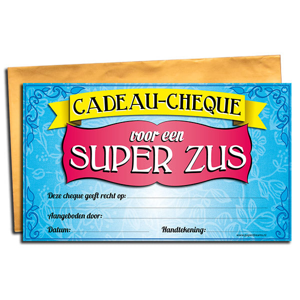 Cadeau-cheque  Super Zus