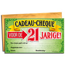 Cadeau-cheque 21Jarige