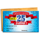Cadeau-cheque 25 Jarige
