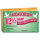 Cadeau-cheque 12,5 jaar Getrouwd