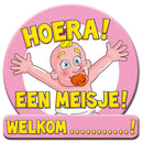 Verkeersbord / Huldeschild Hoera `n Meisje