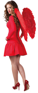 Vleugels rood 65x 65 cm