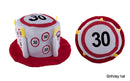 Verjaardagshoed verkeer 30