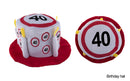 Verjaardagshoed verkeer 40