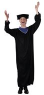 Toga en Afstudeer Hoed M/L