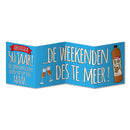 Surprise wenskaart 50 jaar Abraham