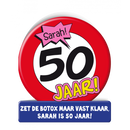 Verkeersbord wenskaart Sarah