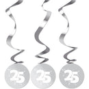 Rotorguirlande 25 zilver 3 stuks