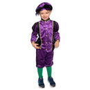 Piet kind paars/zwart