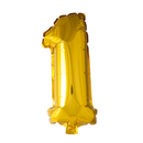 Folie Cijfer 16" / 40cm Goud 0-9