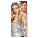 Party Bril zilver set 3 stuks