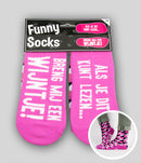 Funny socks Breng mij een wijntje