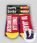 Funny socks 18 jaar