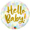 Folie helium ballon Hello Baby!