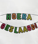 Letterslinger Neon Hoera Geslaagd!