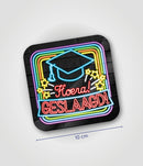 Onderzetters Neon Hoera Geslaagd