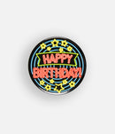 Button Neon Happy Birthday