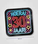 Huldeschild Neon verkrijgbaar in diverse leeftijden