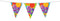 Vlaggenlijn 10m. in vrolijke kleuren, diverse leeftijden vanaf 16-100