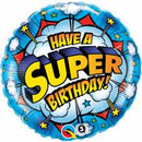 Folie helium ballon Have a Super Birthday