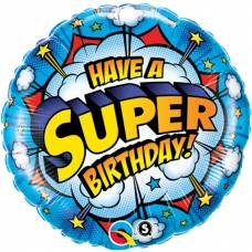 Folie helium ballon Have a Super Birthday